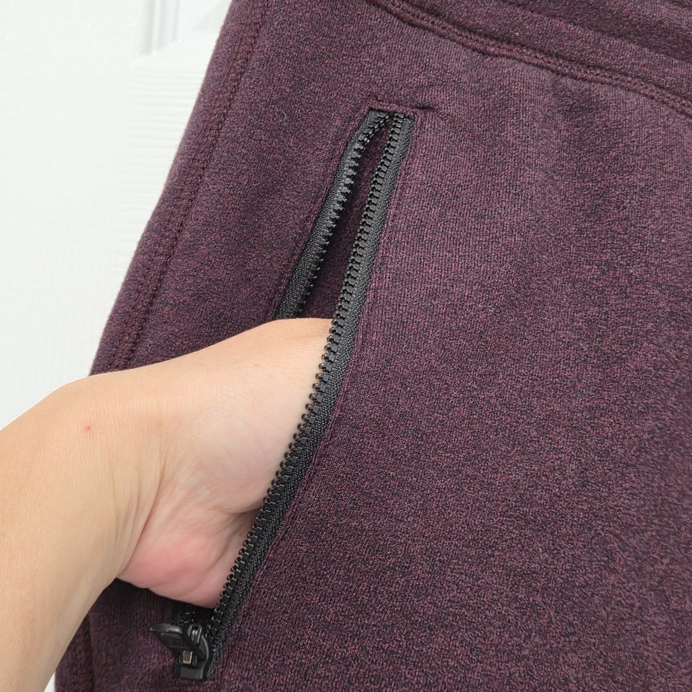 American Eagle Fleece Dark Plum Jogger Pants Mens  Active Loungewear Sz Large - Picture 10 of 16